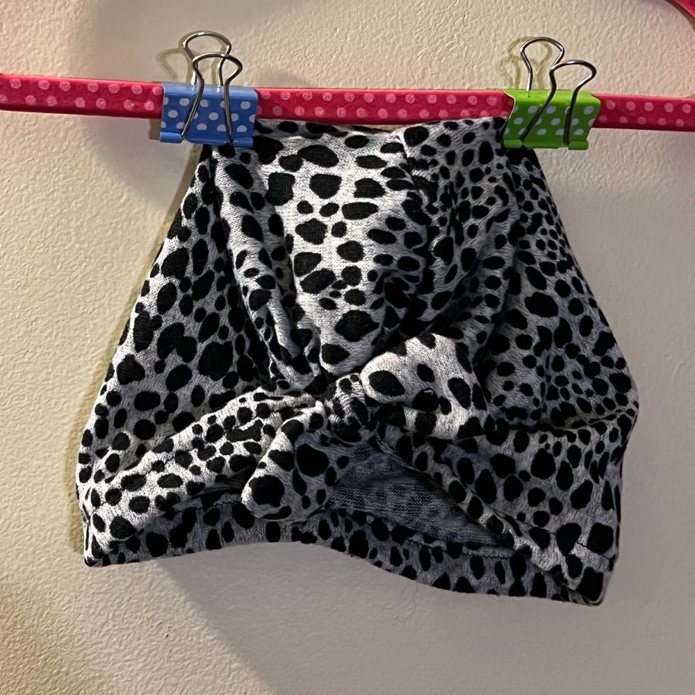 TURBANS FOR TOTS BOW HAT BEANIE TURBAN BABY HEAD WRAP HEADBAND CAP ANIMAL PRINT